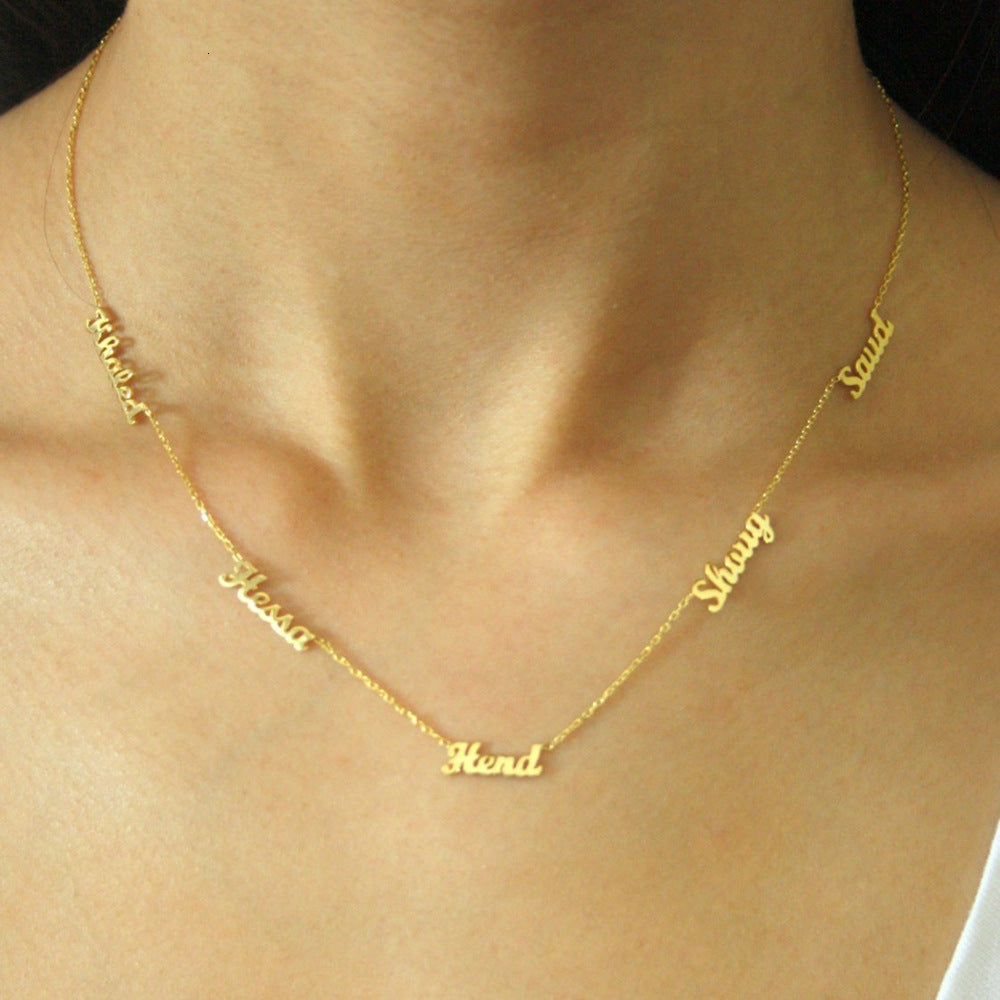 Personalized Double Name Necklace – Unique Elegance