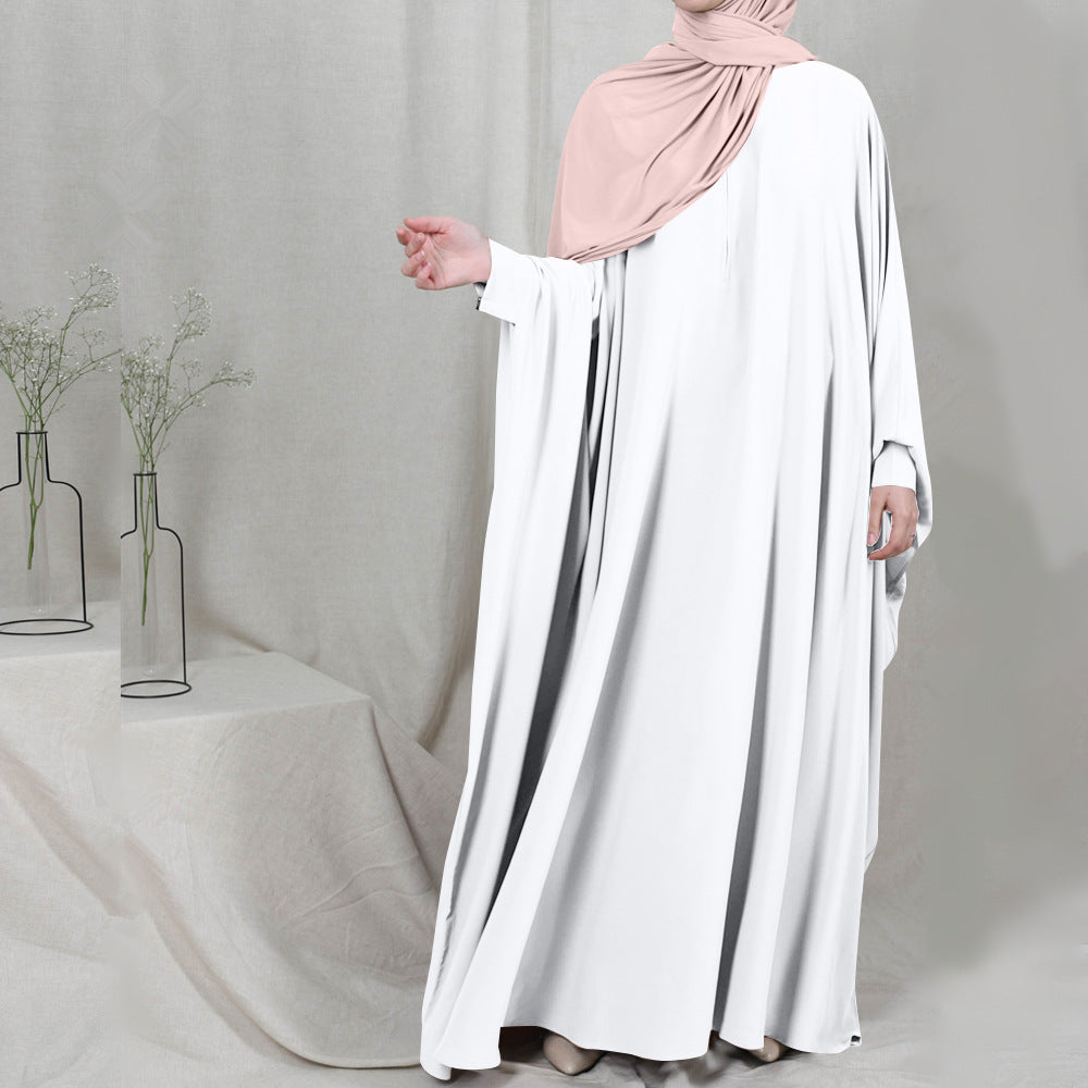 Hooded Abaya Jilbab – Elegant Long Muslim Dress