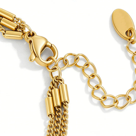 Bracelet Multi-Rangs Minimaliste — Doré