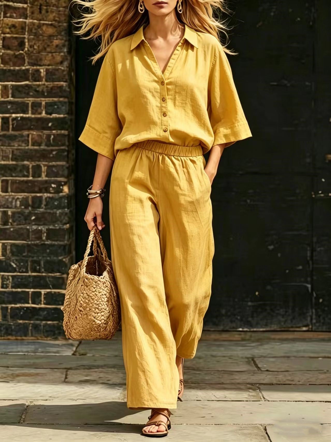 Elegant 2-Piece Women's Set – Comfort & Style