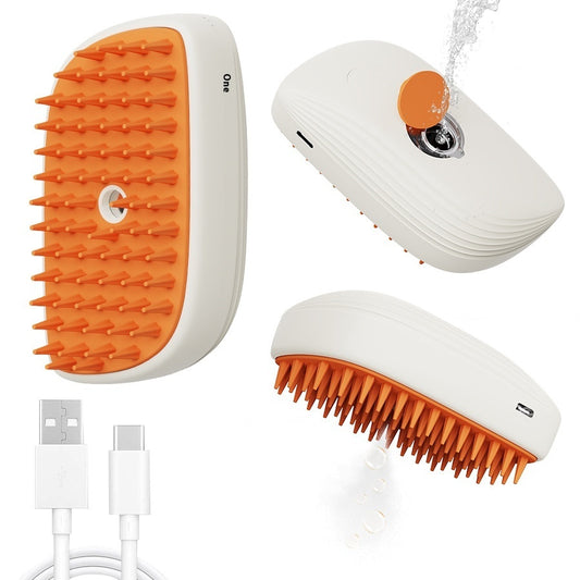 Brosse Vapeur pour Animaux – Nettoyage Doux & Poils Éliminés en Un Geste