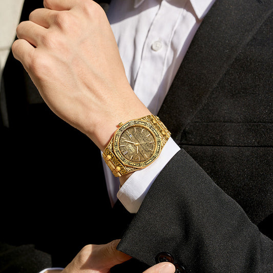 Engraved Gold Watch – Premium Elegance