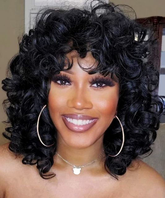 Short Curly Wig – Elegant Natural Volume