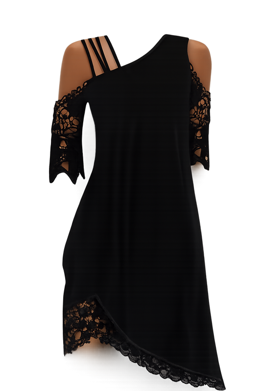 Women's Elegant Off-the-Shoulder Dress – Modern Chic Style