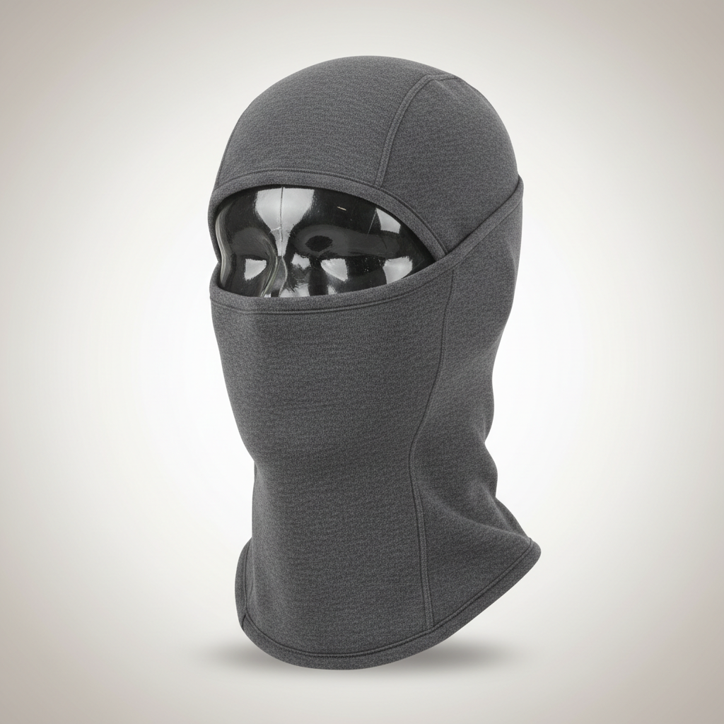 Cagoule multifonction conçue pour protéger du froid lors des activités extérieures.
standard sans marque sur la cogoule