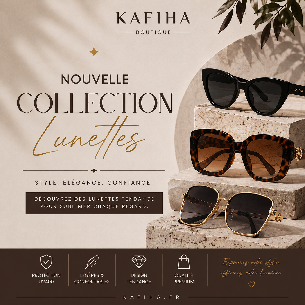 Lunettes Élégantes & Connectées – KAFIHA