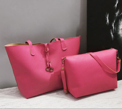 Sac bandoulière élégant – Ruban signature (2 pièces)