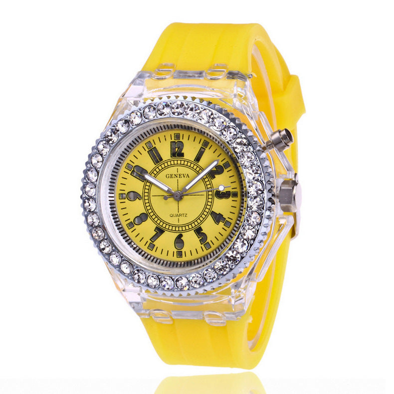Montre LED colorée femme – Style tendance et lumineux