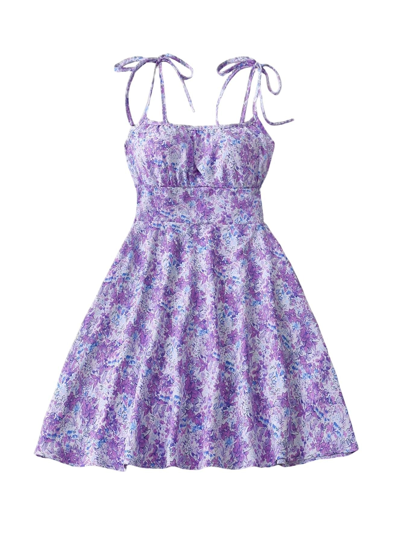 Elegant Floral Women's Dress – Lightweight Summer Style