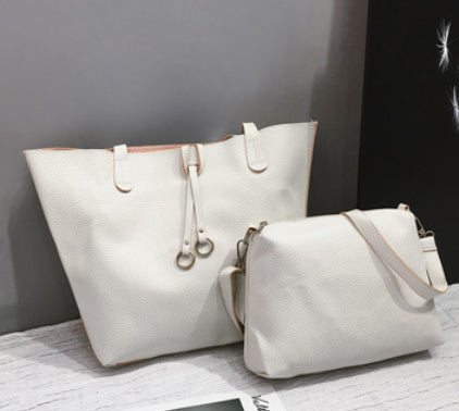 Sac bandoulière élégant – Ruban signature (2 pièces)