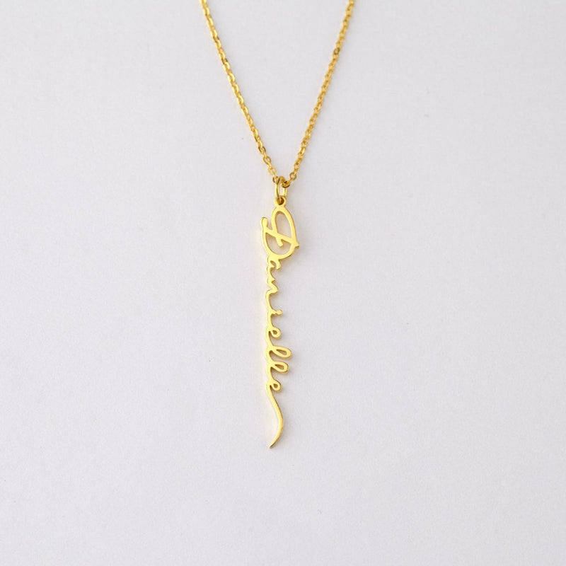 Collier prénom signature personnalisé – Bijou élégant en acier inoxydable