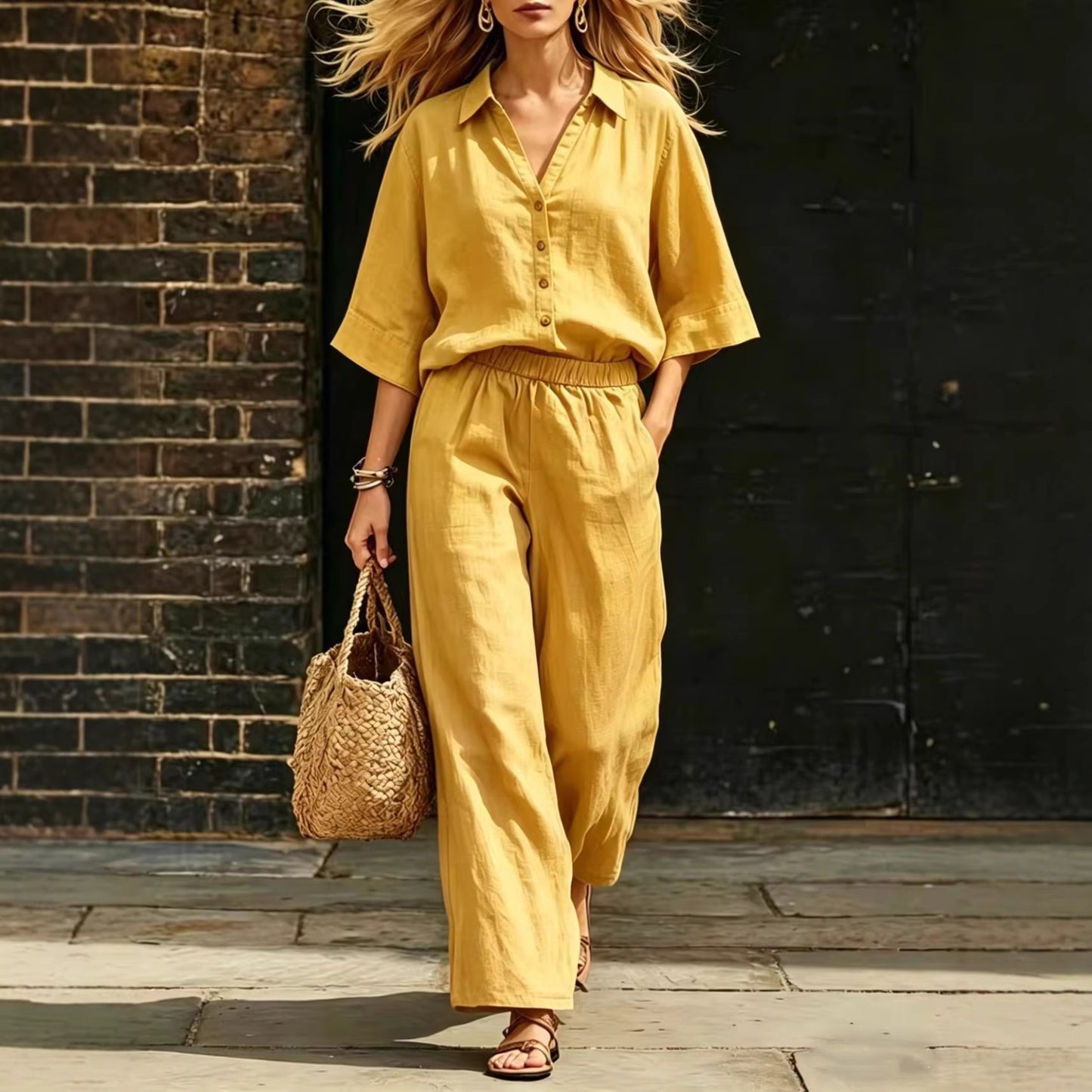 Elegant 2-Piece Women's Set – Comfort & Style