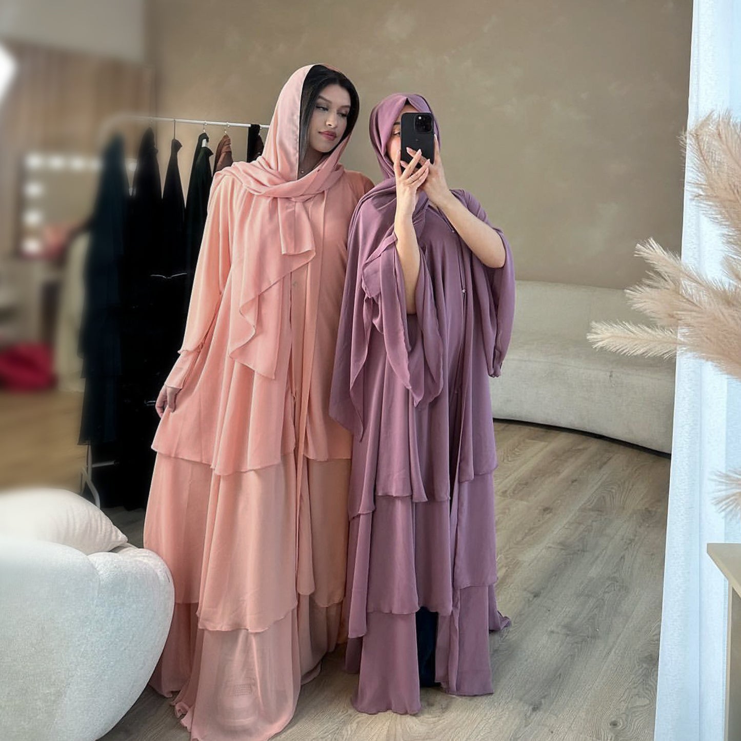 Elegant Abaya with Hijab - Refined and Modern Muslim Dress