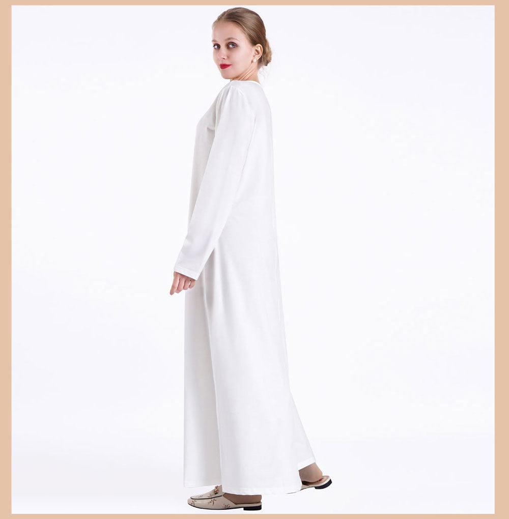 Elegant Kimono Abaya - Modest Women's Long Dress