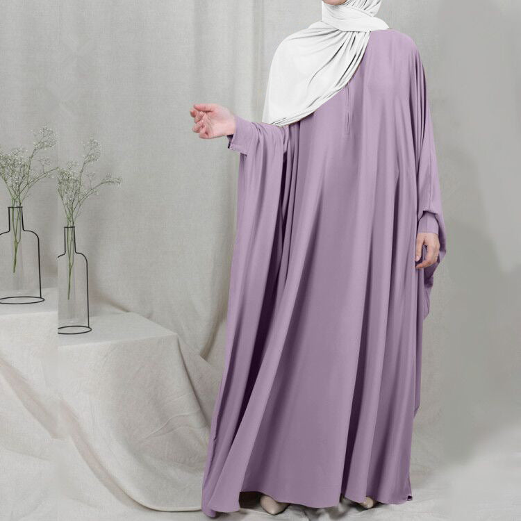 Hooded Abaya Jilbab – Elegant Long Muslim Dress