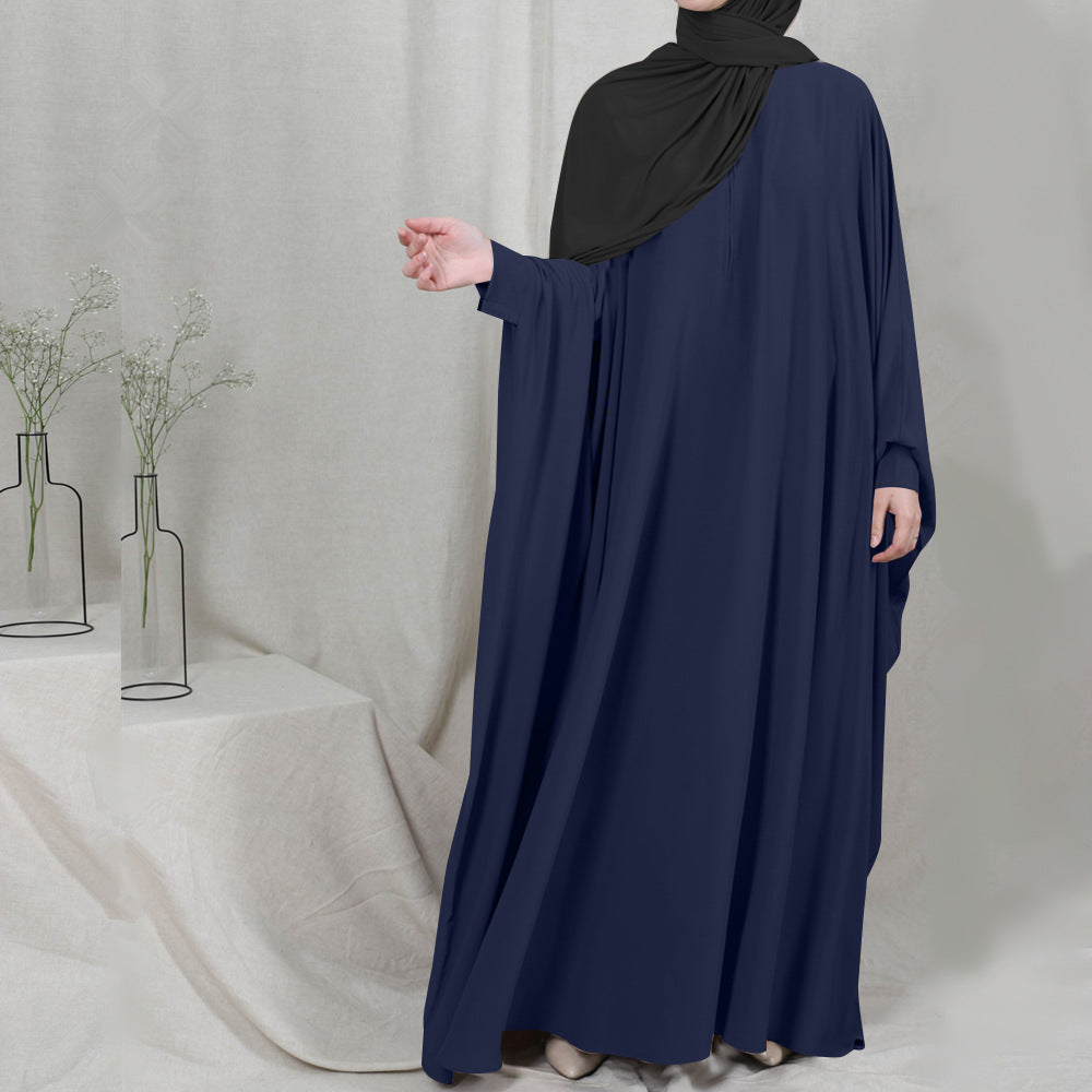 Hooded Abaya Jilbab – Elegant Long Muslim Dress