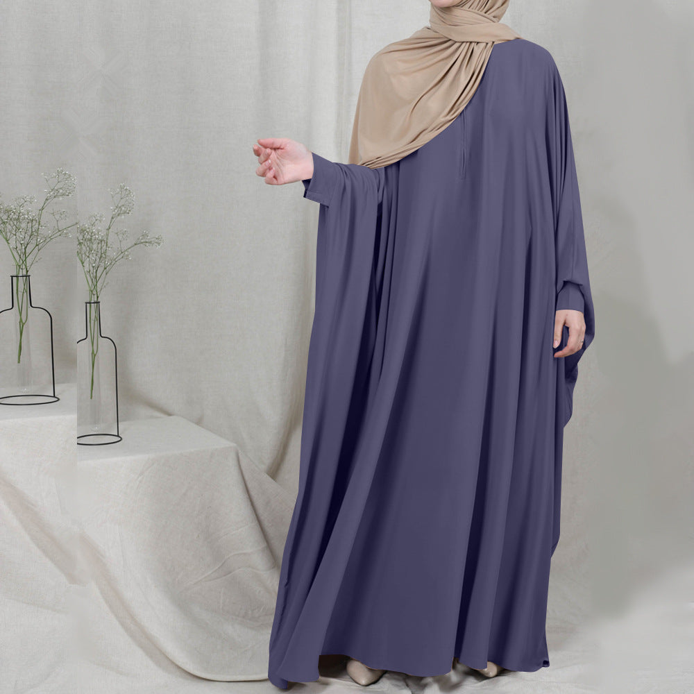 Hooded Abaya Jilbab – Elegant Long Muslim Dress