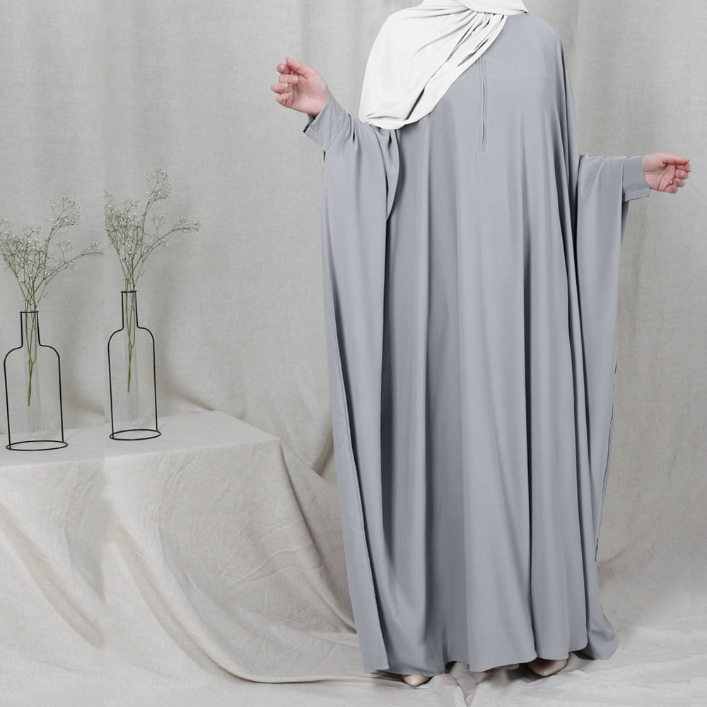 Hooded Abaya Jilbab – Elegant Long Muslim Dress
