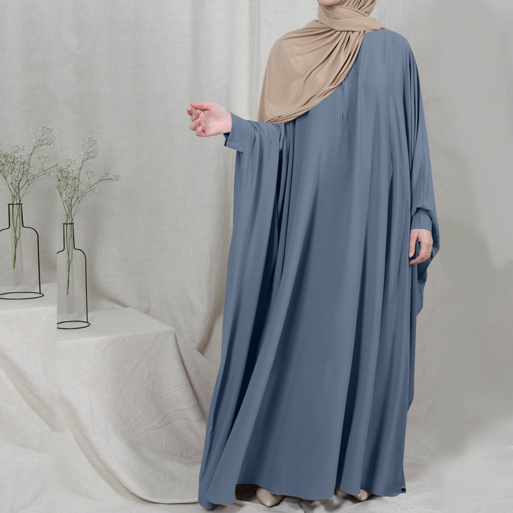 Hooded Abaya Jilbab – Elegant Long Muslim Dress