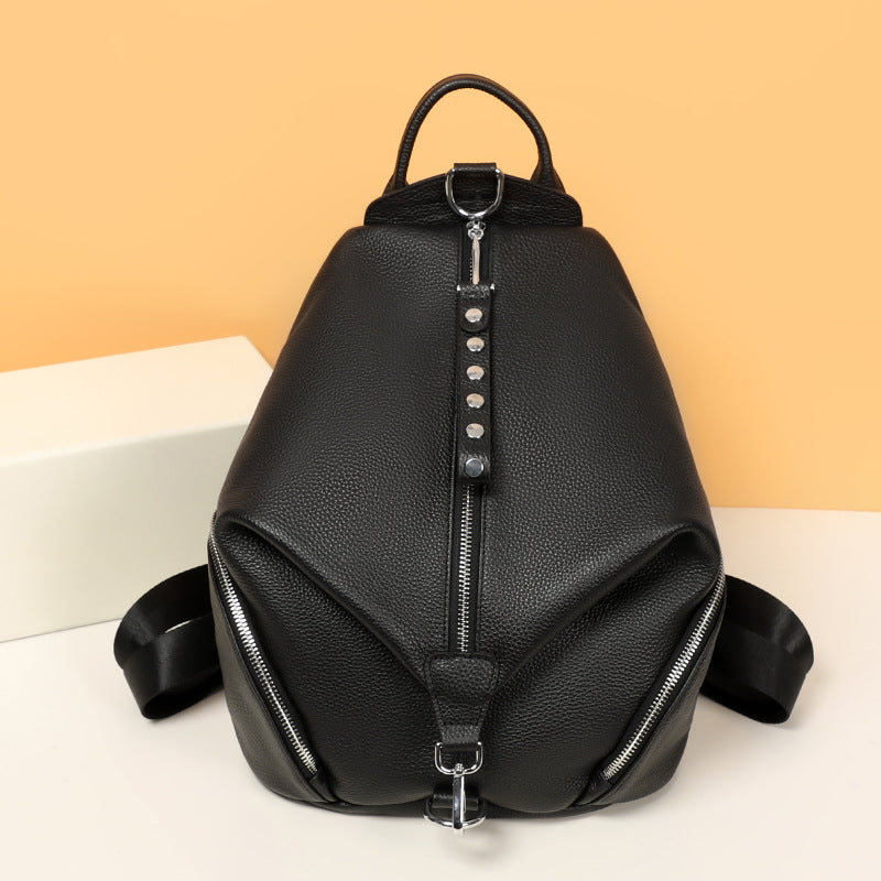 Sac à dos antivol élégant – Sac femme style cuir moderne