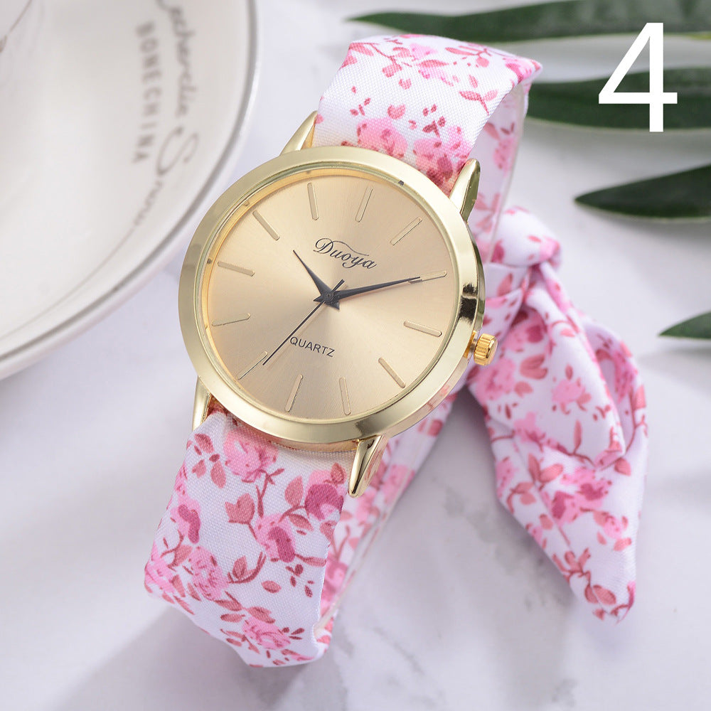 Montre Bracelet Fleurie Élégante – Style Bohème Chic