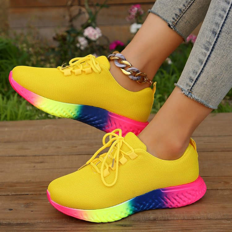 Baskets Femme Confort Colorées – Légères & Tendance