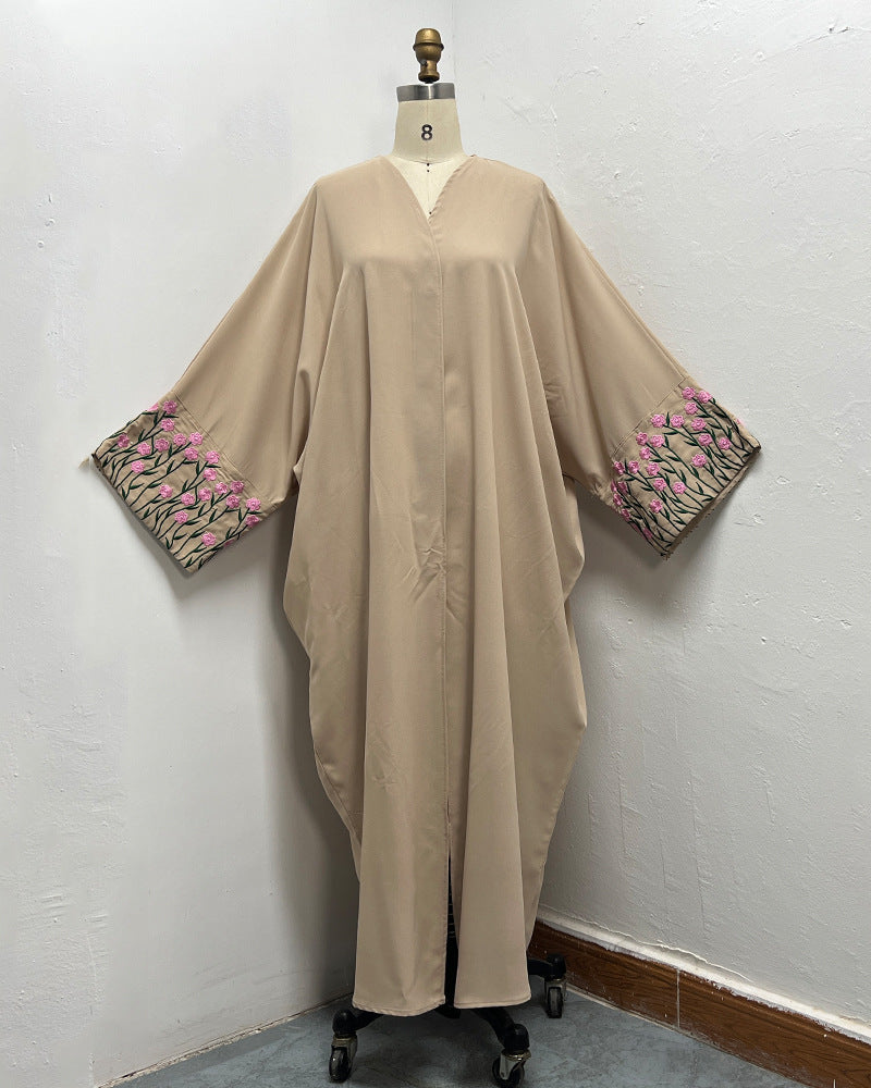 Elegant Embroidered Abaya | Refined Muslim Fashion