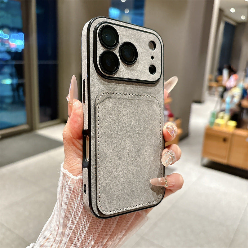 Coque iPhone Porte-Cartes – Élégance & Praticité 2 en 1