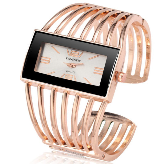 Montre femme luxe bracelet doré – Style élégant et moderne