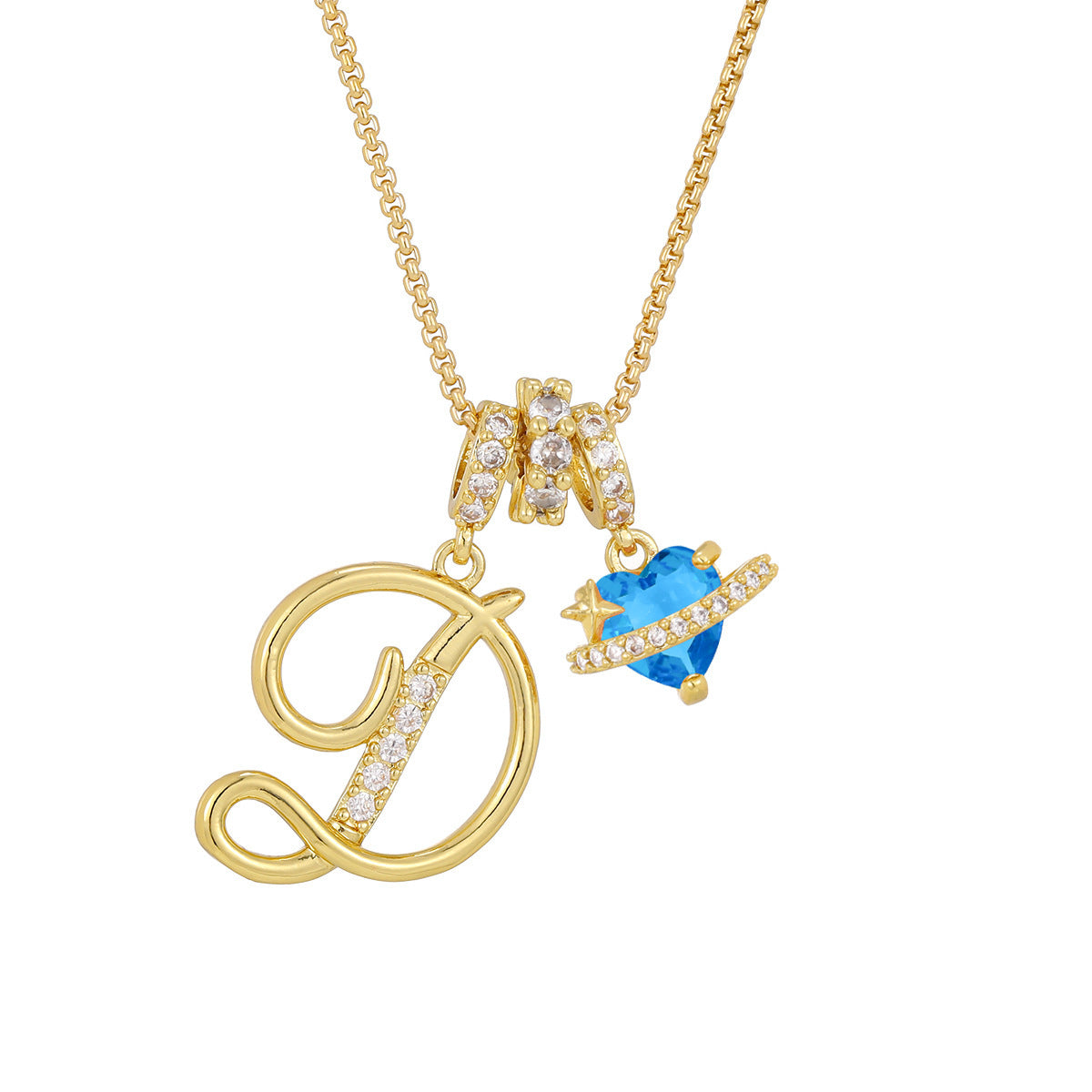 Collier Lettre Initiale Personnalisée – Élégance Dorée & Cadeau Unique