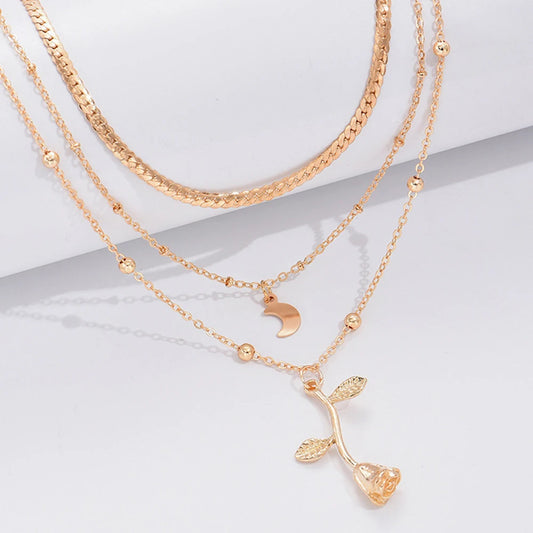 Collier Féminité Lumineuse Doré – Élégance Minimaliste & Style Bohème