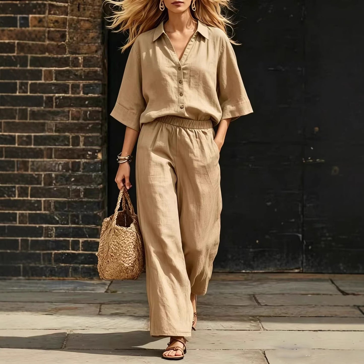 Elegant 2-Piece Women's Set – Comfort & Style