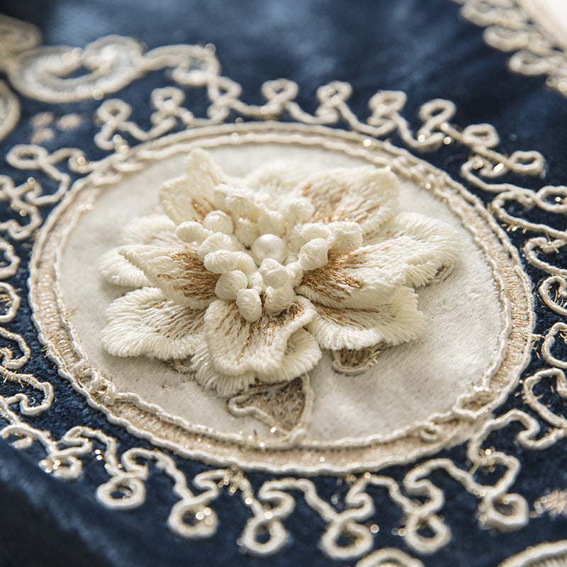 Rideau brodé élégant – Rideau occultant décoration luxe