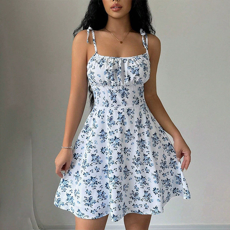 Elegant Floral Women's Dress – Lightweight Summer Style