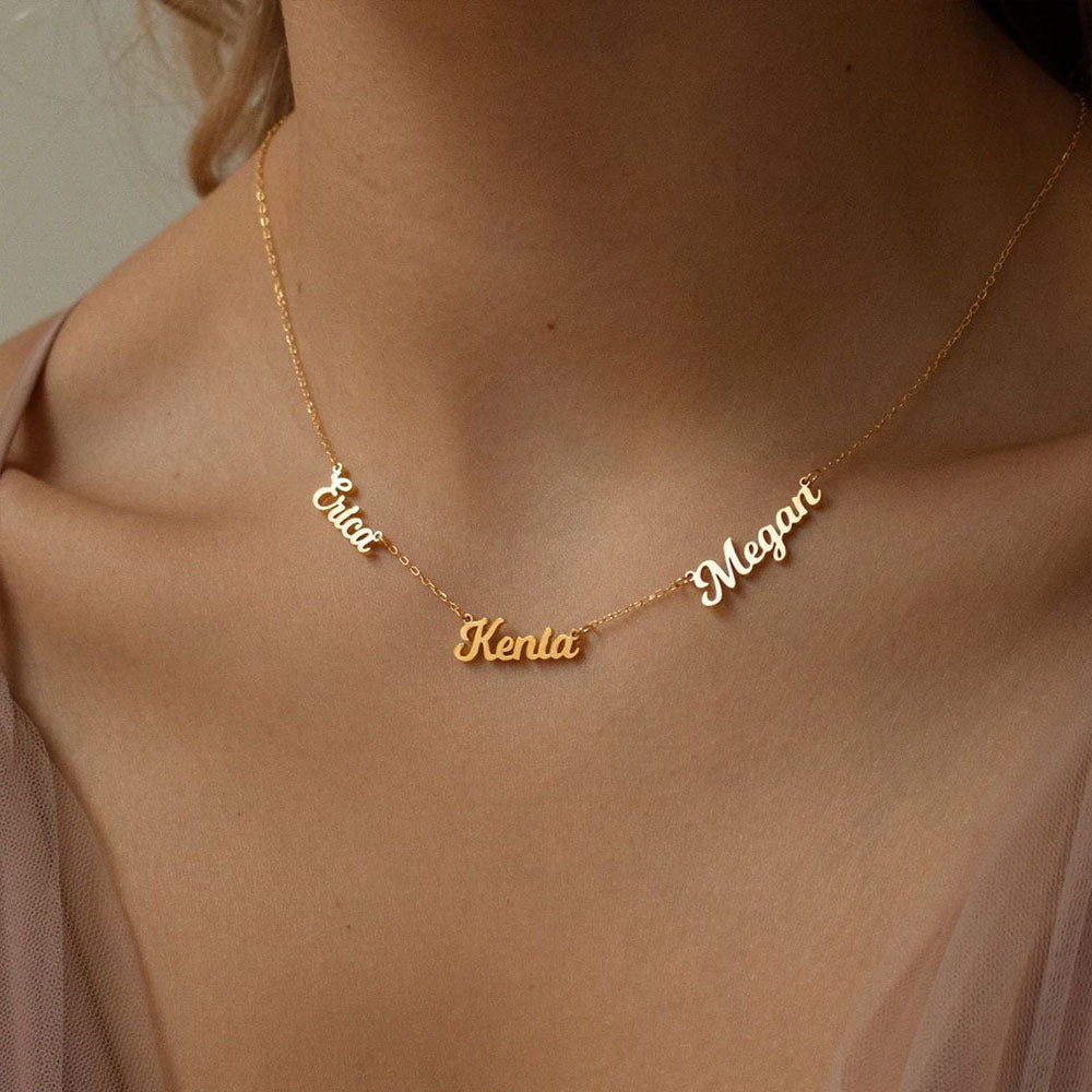 Personalized Double Name Necklace – Unique Elegance