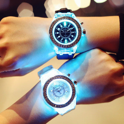 Montre LED colorée femme – Style tendance et lumineux