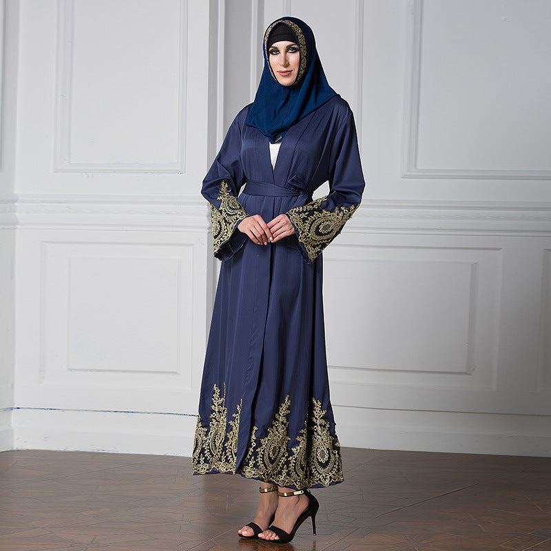 Abaya cardigan élégante – Robe musulmane moderne – KAFIHA