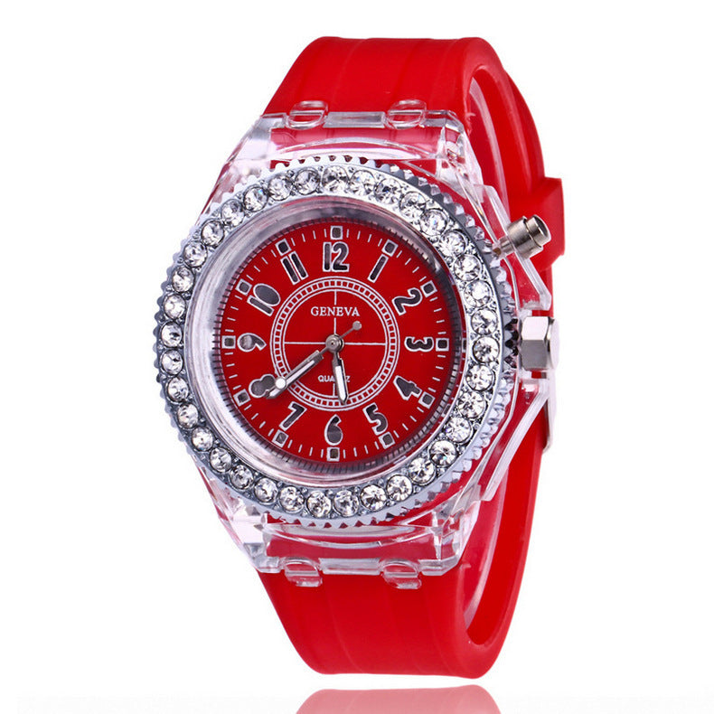 Montre LED colorée femme – Style tendance et lumineux
