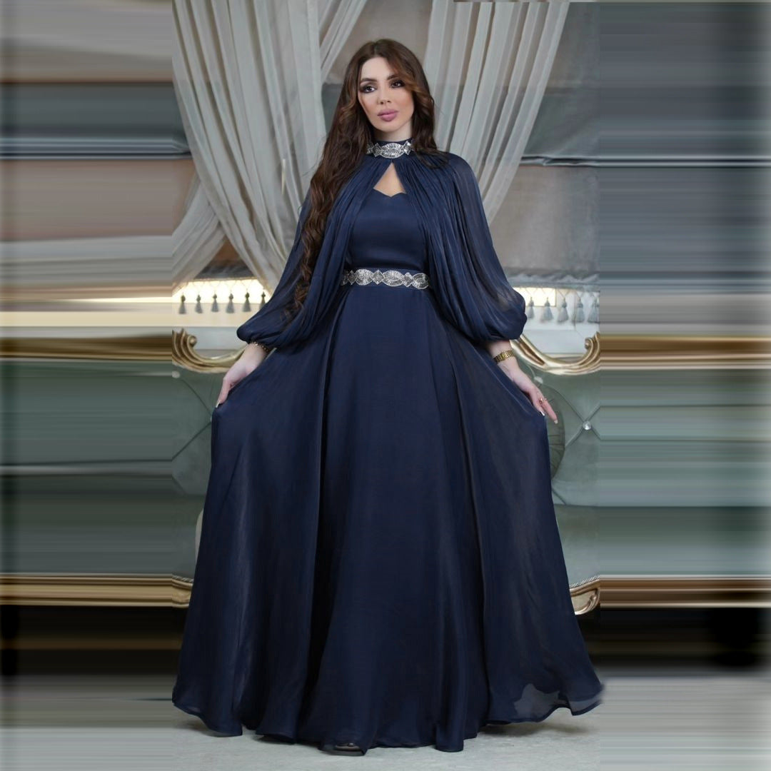 Abaya Satin Élégante – Robe Longue de Luxe