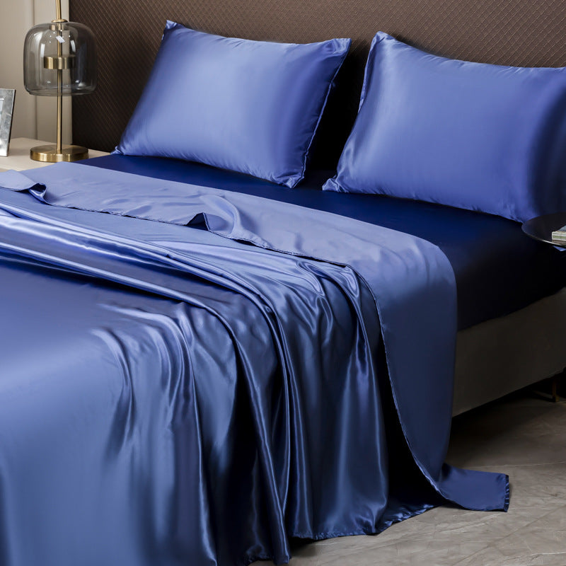 Luxury satin bedding set – Sheet + pillowcases