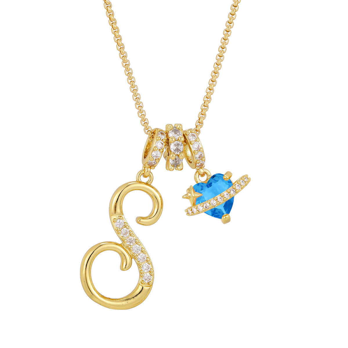 Collier Lettre Initiale Personnalisée – Élégance Dorée & Cadeau Unique