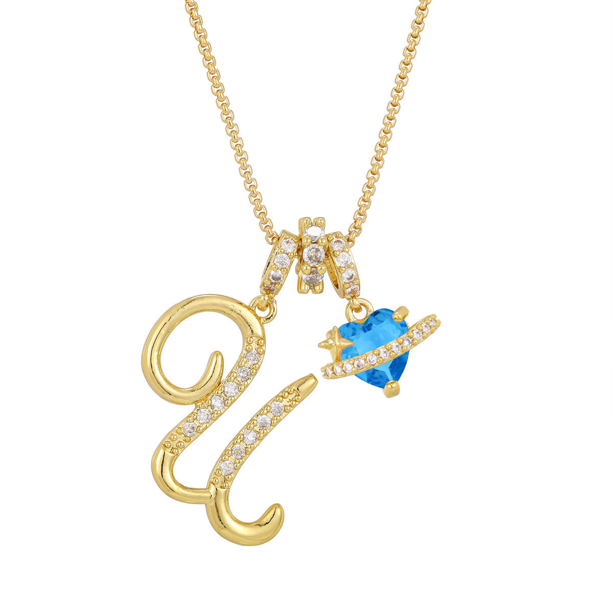 Collier Lettre Initiale Personnalisée – Élégance Dorée & Cadeau Unique