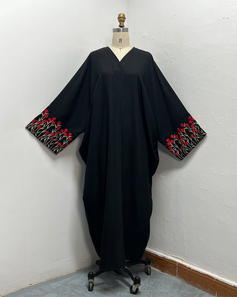Elegant Embroidered Abaya | Refined Muslim Fashion