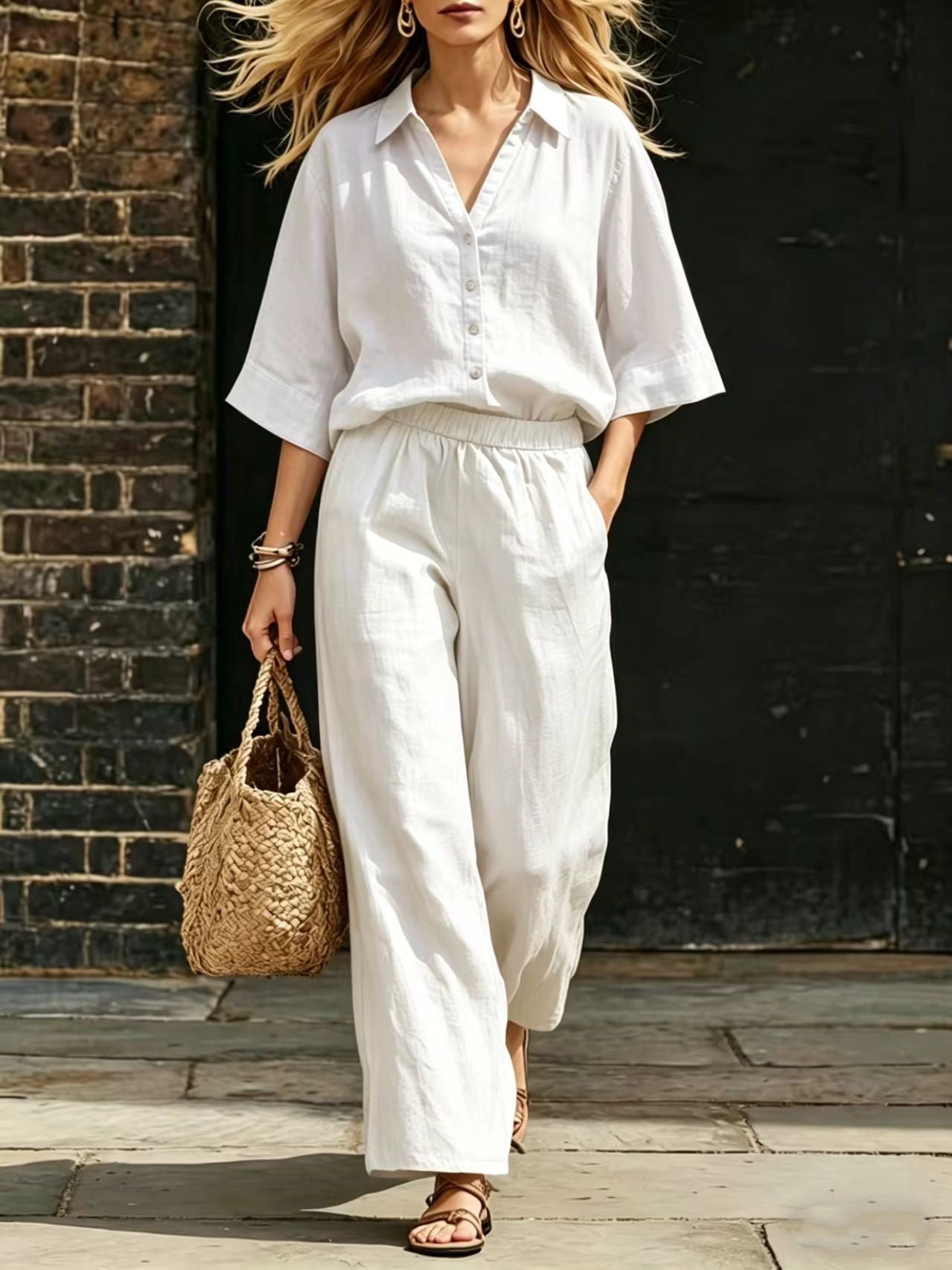 Elegant 2-Piece Women's Set – Comfort & Style