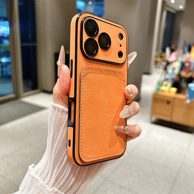 Coque iPhone Porte-Cartes – Élégance & Praticité 2 en 1