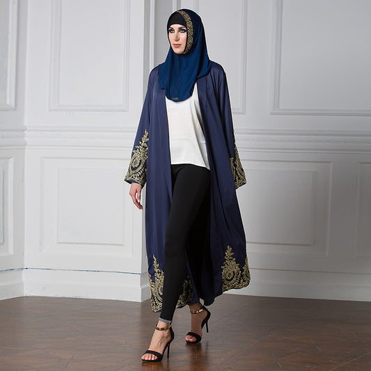 Abaya cardigan élégante – Robe musulmane moderne