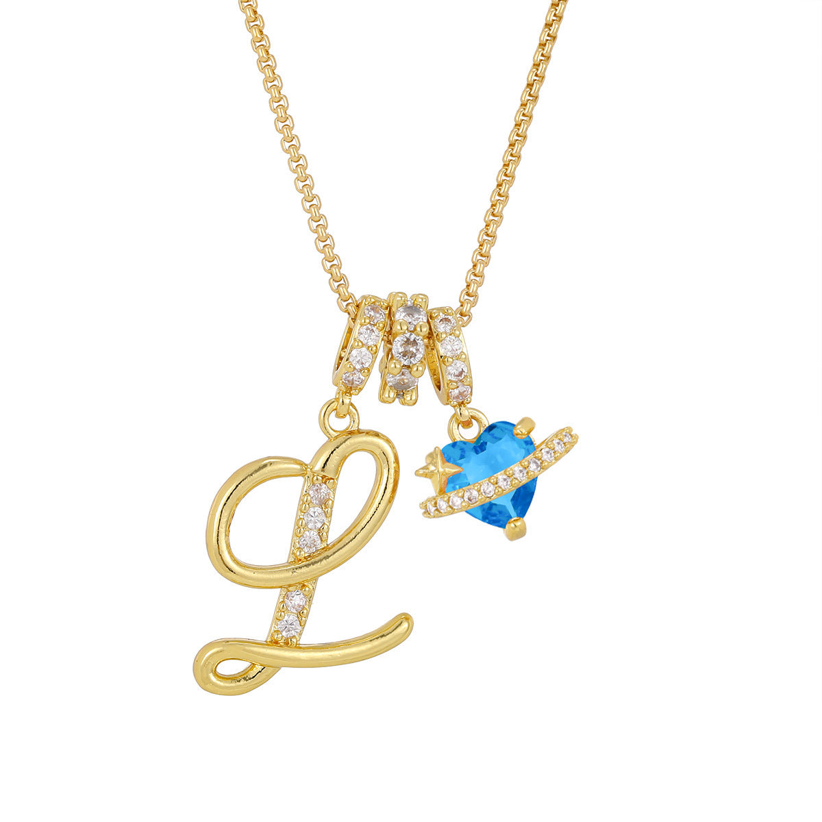 Collier Lettre Initiale Personnalisée – Élégance Dorée & Cadeau Unique