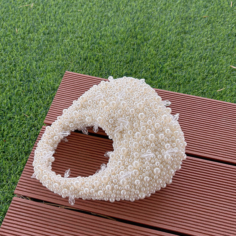 Sac bandoulière perles élégant – Sac femme chic et raffiné