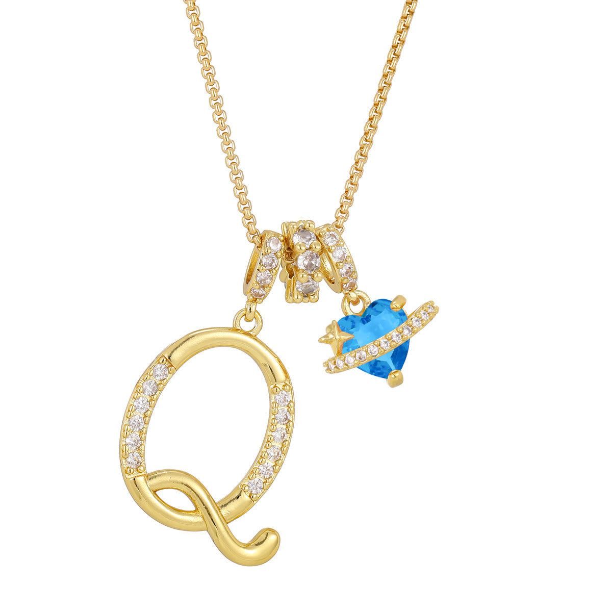 Collier Lettre Initiale Personnalisée – Élégance Dorée & Cadeau Unique