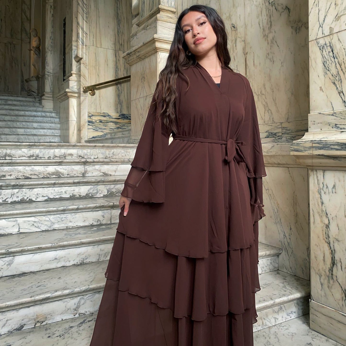 Elegant Abaya with Hijab - Refined and Modern Muslim Dress